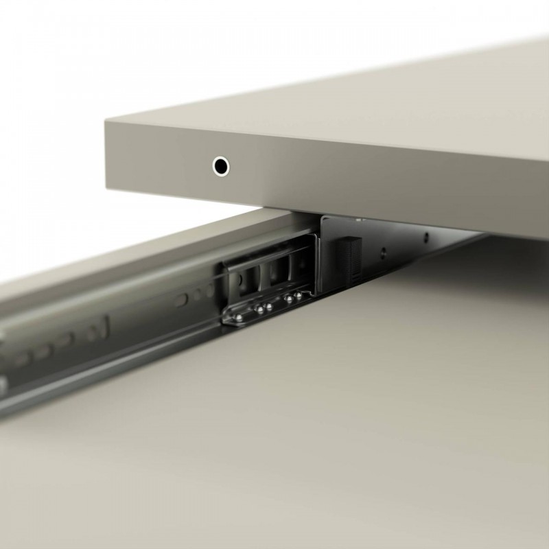 Обідній розсувний стіл Неман ТВІСТ МДФ Капучіно