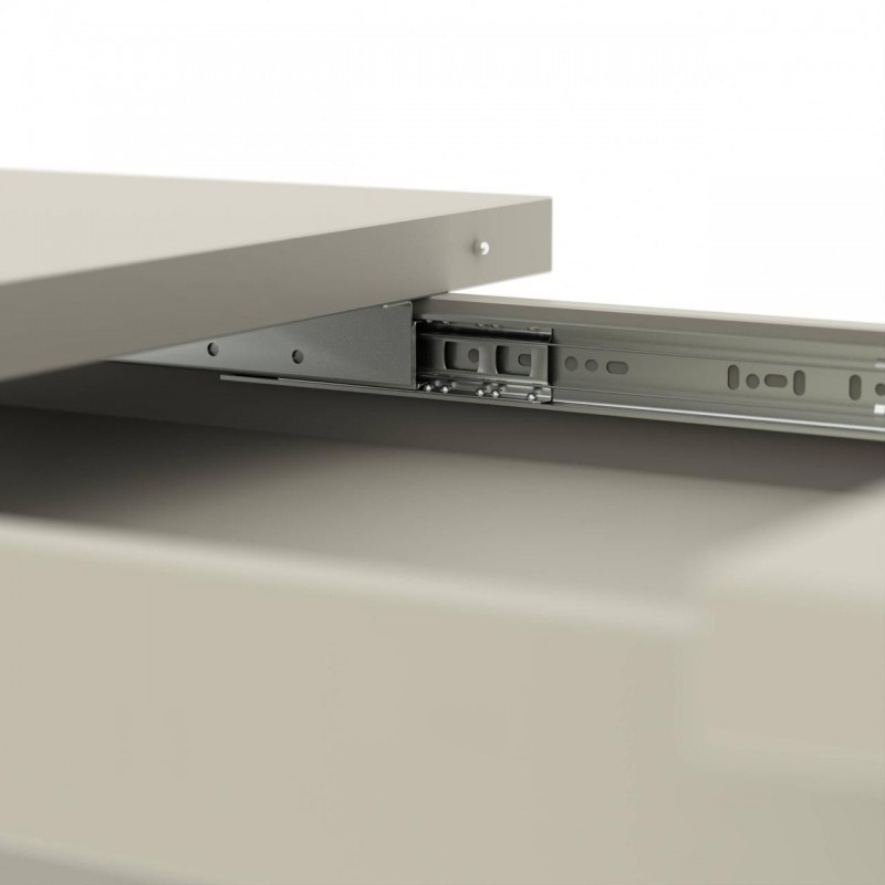 Обідній розсувний стіл Неман ТВІСТ МДФ Капучіно