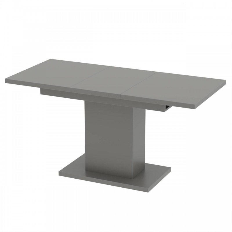 Обідній розсувний стіл Неман ТВІСТ МДФ Сірий матовий