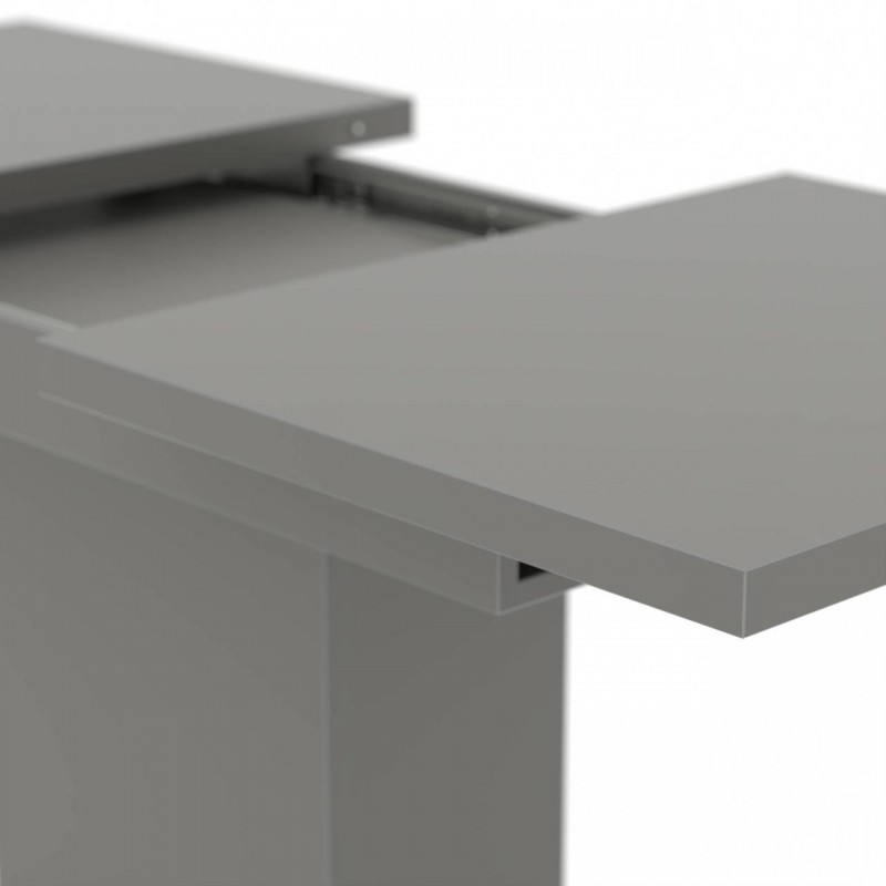 Обідній розсувний стіл Неман ТВІСТ МДФ Сірий матовий