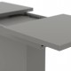 Обідній розсувний стіл Неман ТВІСТ МДФ Сірий матовий