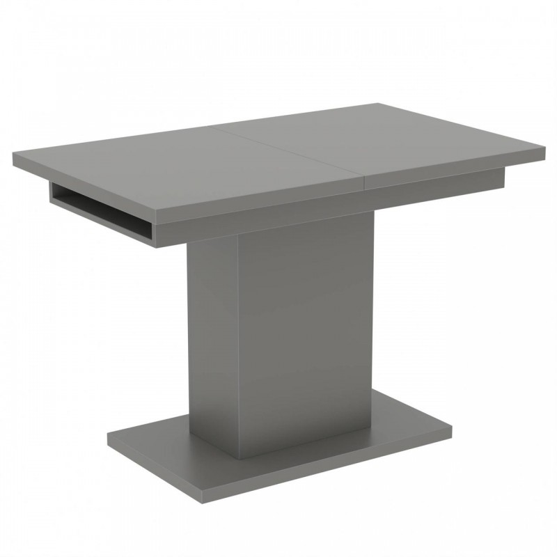 Обідній розсувний стіл Неман ТВІСТ МДФ Сірий матовий