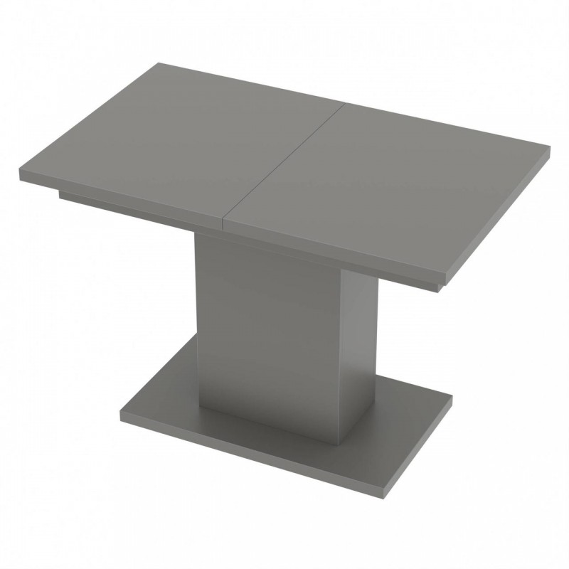 Обідній розсувний стіл Неман ТВІСТ МДФ Сірий матовий