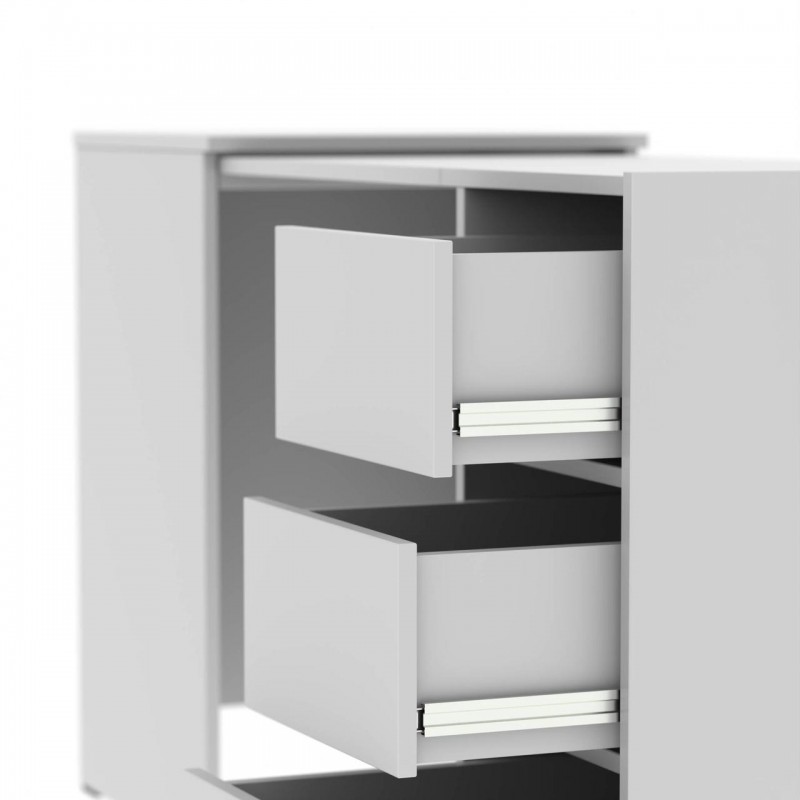 Письмовий стіл тумба Неман РОЛІН Білий