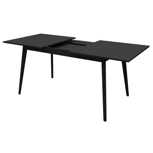 Розкладний стіл для кухні Неман БОН 1380х775 МДФ Чорний