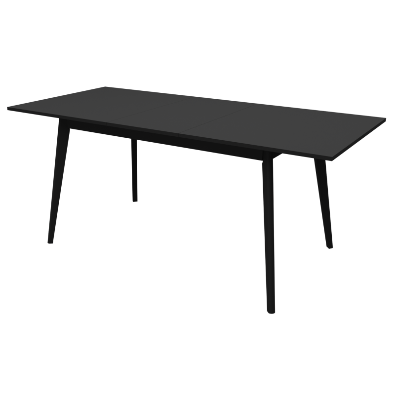 Розкладний стіл для кухні Неман БОН 1380х775 МДФ Чорний
