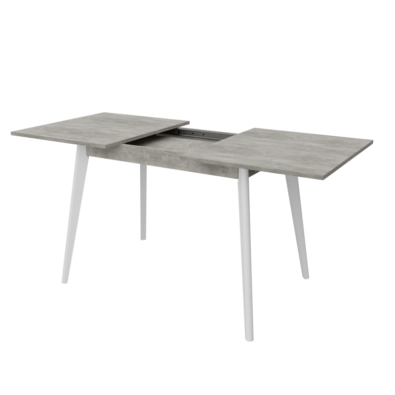 Розкладний стіл Неман БОН 1180х680 Бетон/Білий