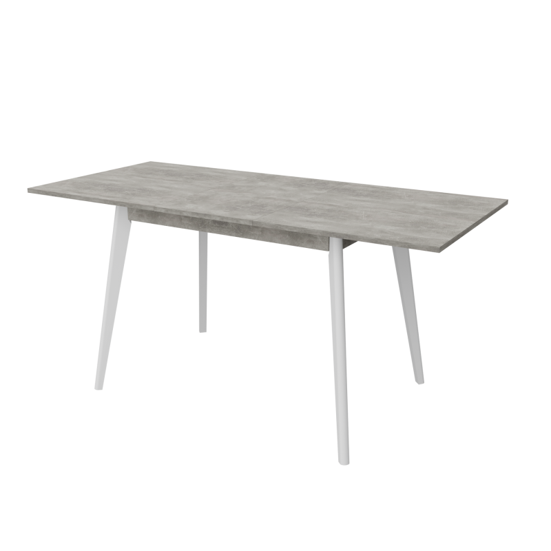 Розкладний стіл Неман БОН 1180х680 Бетон/Білий