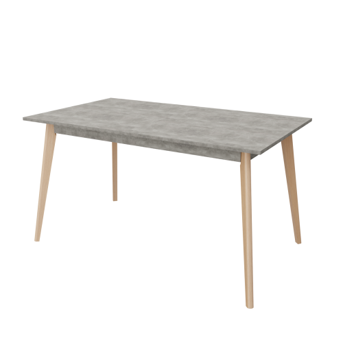 Розкладний стіл Неман БОН 1380х780 Бетон/Лак