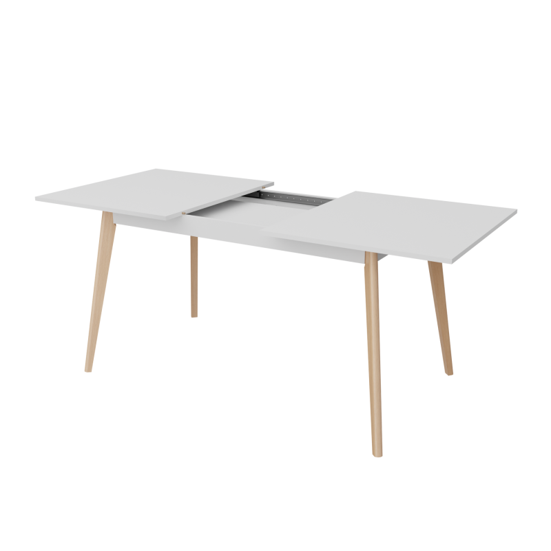 Розкладний стіл Неман БОН 1380х780 Білий/Лак