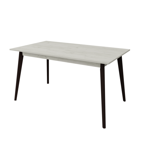 Розкладний стіл Неман БОН 1380х780 Дуб крафт білий/Венге