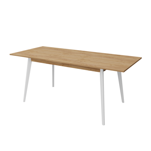 Розкладний стіл Неман БОН 1380х780 Дуб крафт золотий/Білий