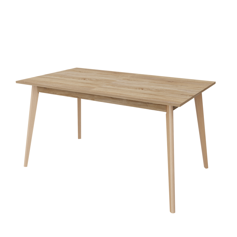 Розкладний стіл Неман БОН 1380х780 Дуб сонома/Лак