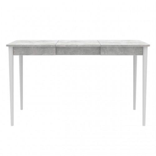 Розсувний стіл Неман МОНО квадрат Бетон/Білий