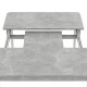 Розсувний стіл Неман МОНО квадрат Бетон/Білий