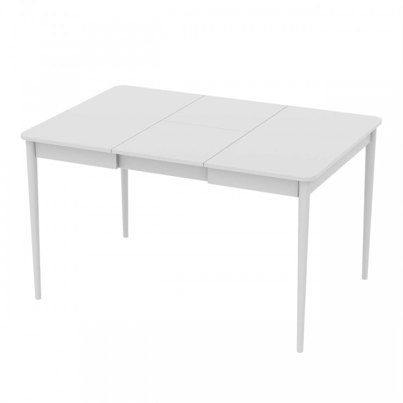 Розсувний стіл Неман МОНО квадрат Білий/Білий