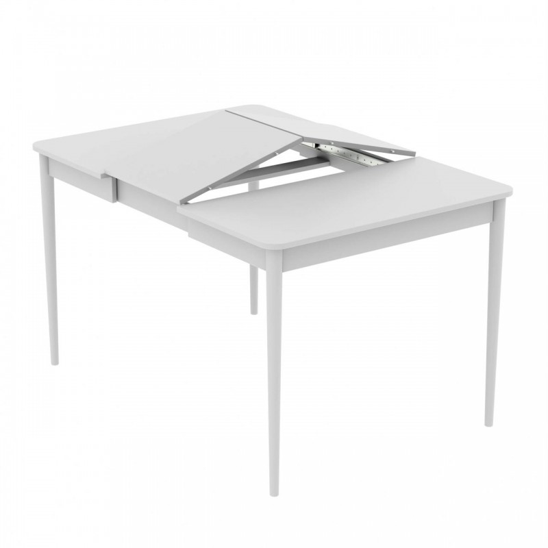 Розсувний стіл Неман МОНО квадрат Білий/Білий