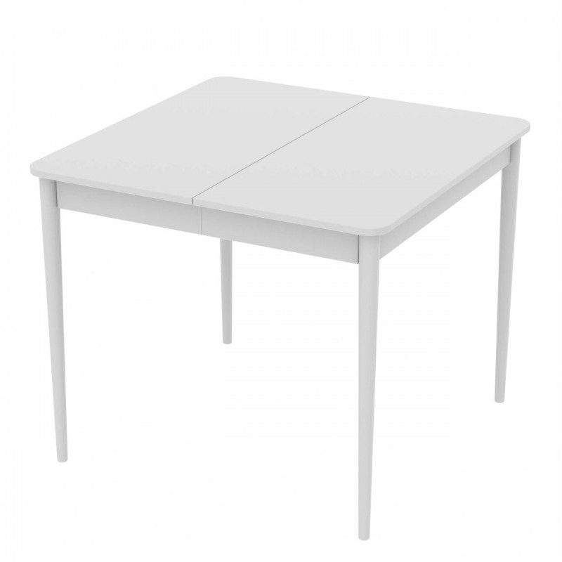 Розсувний стіл Неман МОНО квадрат Білий/Білий