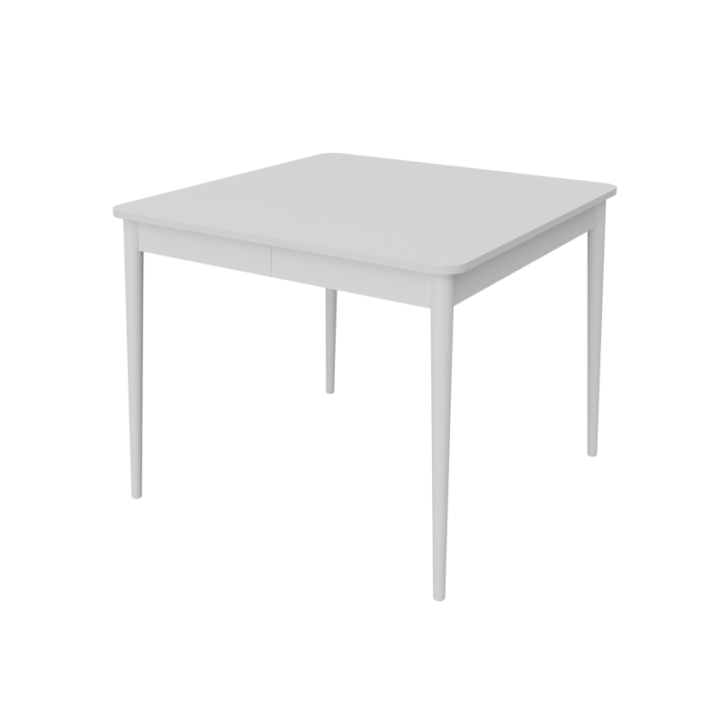 Розсувний стіл Неман МОНО квадрат Білий/Білий