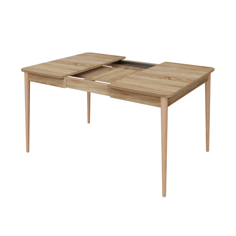 Розсувний стіл Неман МОНО квадрат Дуб сонома/Лак
