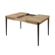 Розсувний стіл Неман МОНО квадрат Дуб сонома/Венге