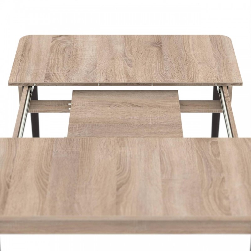 Розсувний стіл Неман МОНО квадрат Дуб сонома/Венге