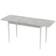 Розсувний стіл Неман МОНО прямокутний Бетон/Білий