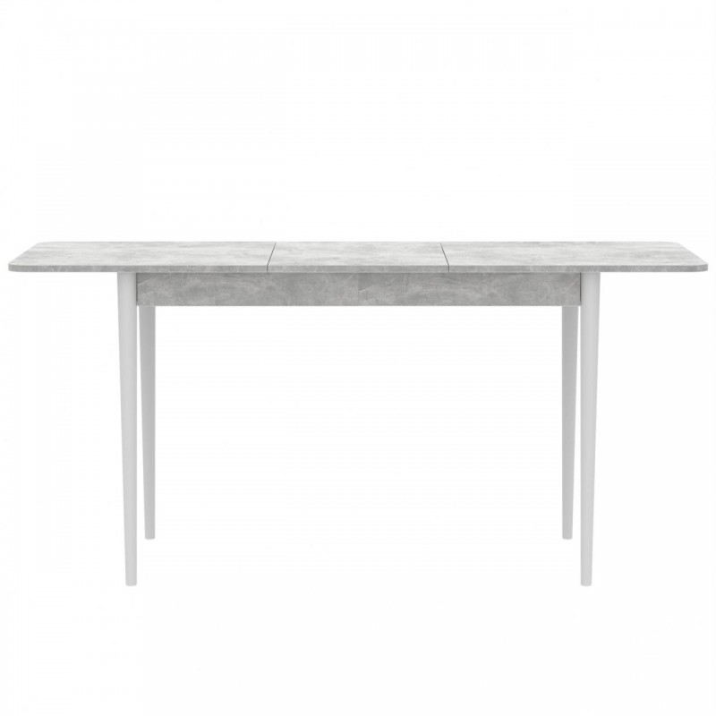 Розсувний стіл Неман МОНО прямокутний Бетон/Білий