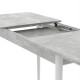 Розсувний стіл Неман МОНО прямокутний Бетон/Білий