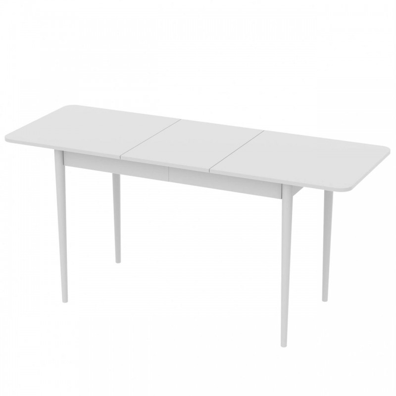 Розсувний стіл Неман МОНО прямокутний Білий/Білий