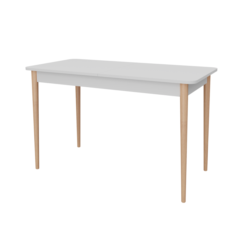 Розсувний стіл Неман МОНО прямокутний Білий/Лак