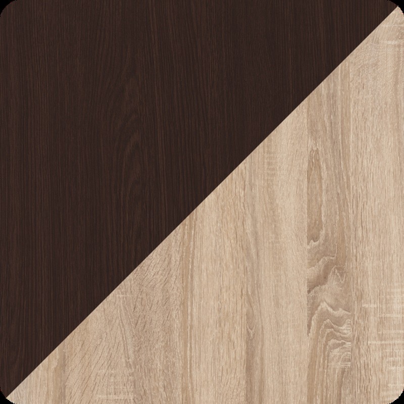 Розсувний стіл Неман МОНО прямокутний Дуб сонома/Венге