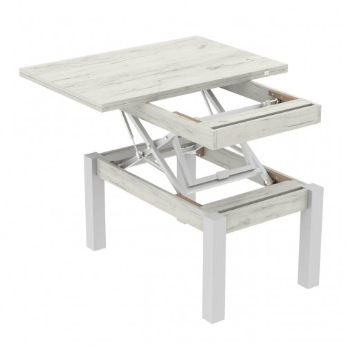 Стіл-трансформер БАТТЕРФЛАЙ Дуб крафт білий/Білий