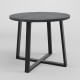 Стіл обідній лофт Неман ПРОУН D800 Вугільний камінь/Чорний