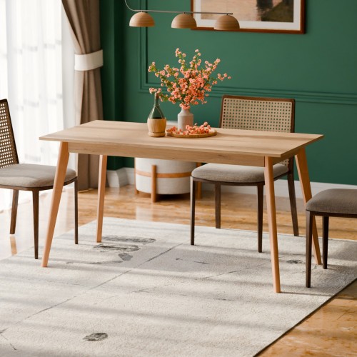 Стіл обідній Неман БОН 1380х780 Дуб кремона торро/Вільха