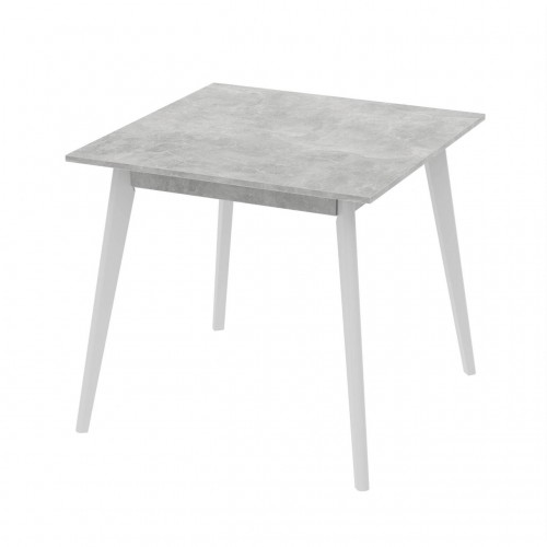 Стіл обідній Неман БОН 780х780 Бетон/Білий