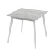 Стіл обідній Неман БОН 780х780 Бетон/Білий