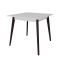 Стіл обідній Неман БОН 780х780 Білий/Венге