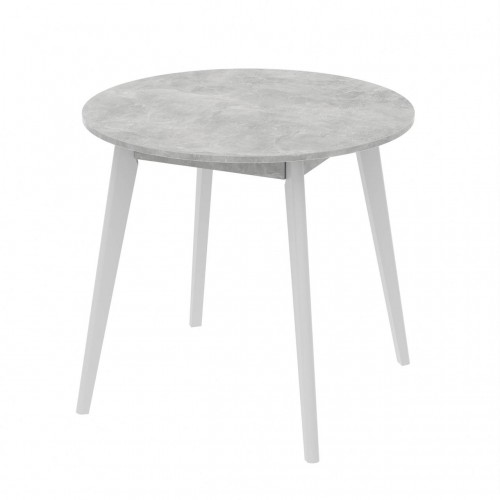 Стіл обідній Неман БОН 880х880 Бетон/Білий