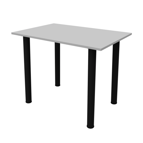 Стіл обідній Неман ЯРЛ 1380х675 Білий/Чорний