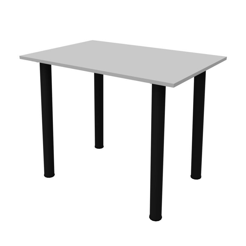 Стіл обідній Неман ЯРЛ 1380х675 Білий/Чорний