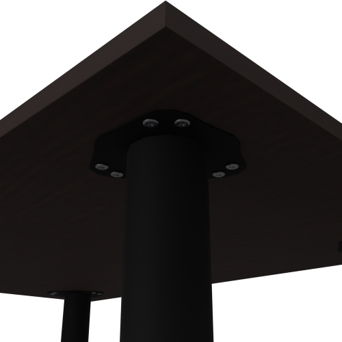 Стіл обідній Неман ЯРЛ 1380х675 Венге/Чорний