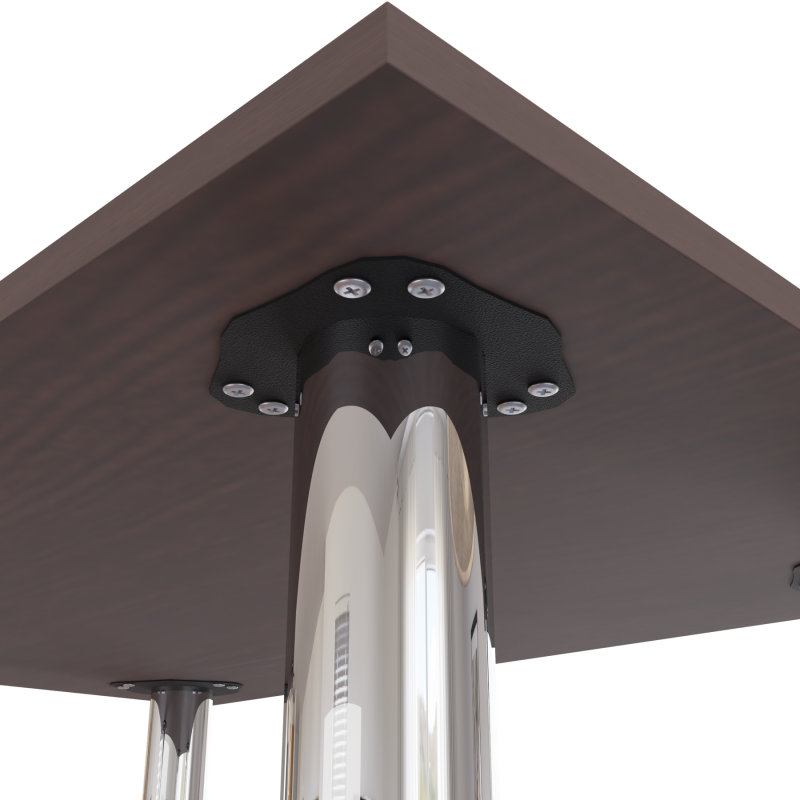 Стіл обідній Неман ЯРЛ 1380х675 Венге/Хром