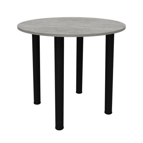 Стіл обідній Неман ЯРЛ D800 Бетон/Чорний