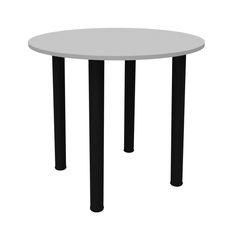 Стіл обідній Неман ЯРЛ D800 Білий/Чорний