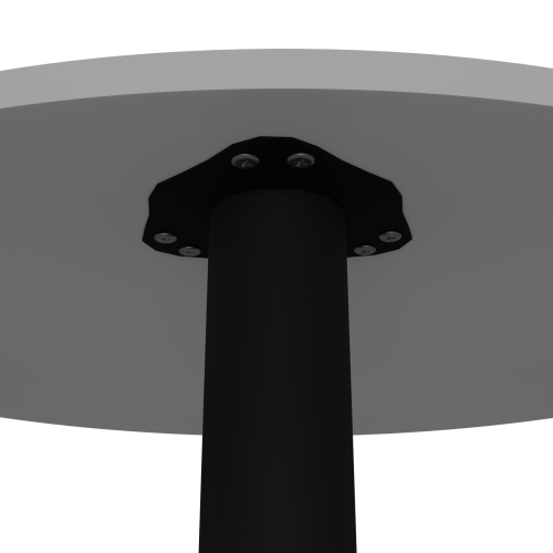 Стіл обідній Неман ЯРЛ D800 Білий/Чорний