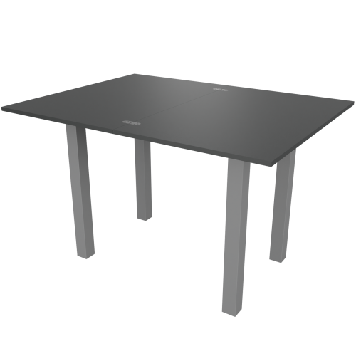 Стіл обідній розкладний Неман ЮК Антрацит/Сірий