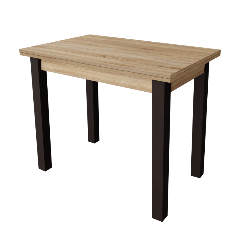 Стіл обідній розкладний Неман ЮК Дуб сонома/Венге