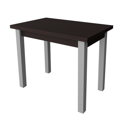 Стіл обідній розкладний Неман ЮК Венге/Сірий