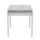 Стіл обідній розсувний Неман КОРС Бетон/Білий